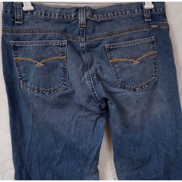 Cruel Girl Utility Fit Womens 13R Medium Wash Mid Rise Bootcut Denim Jeans 36X32 - Picture 5 of 14